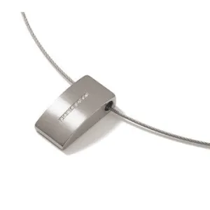 0718-02 Boccia Titanium Wedge Pendant  (choose chain separately)