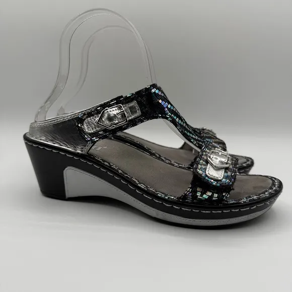 Alegria Lara Shmancy Wedge Sandal Size EU 37 US 7/7.5