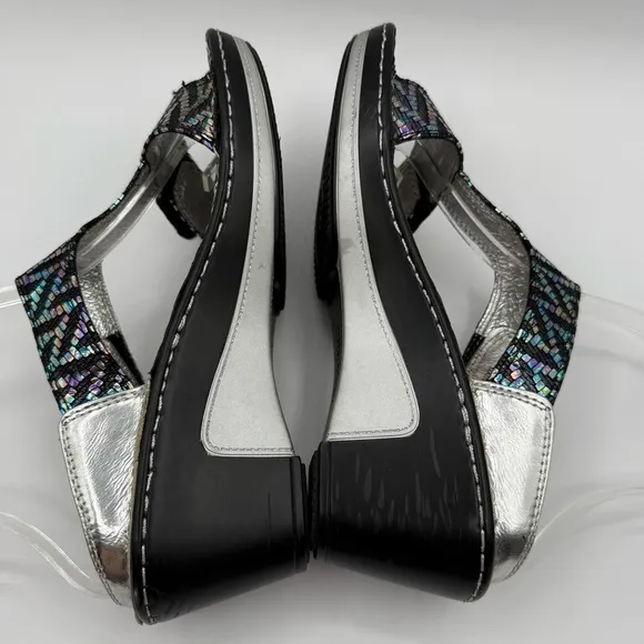 Alegria Lara Shmancy Wedge Sandal Size EU 37 US 7/7.5