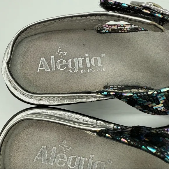 Alegria Lara Shmancy Wedge Sandal Size EU 37 US 7/7.5