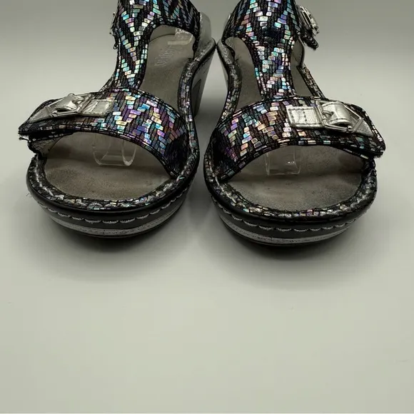 Alegria Lara Shmancy Wedge Sandal Size EU 37 US 7/7.5