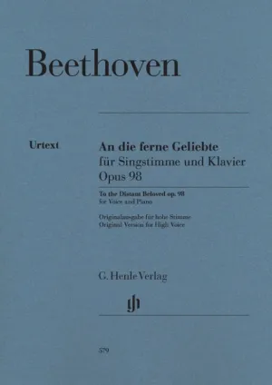 Beethoven: An die ferne Geliebte Op 98 High Voice & Piano