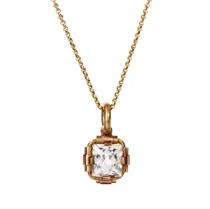 Bell & Bird French Cut Diamond Pendant