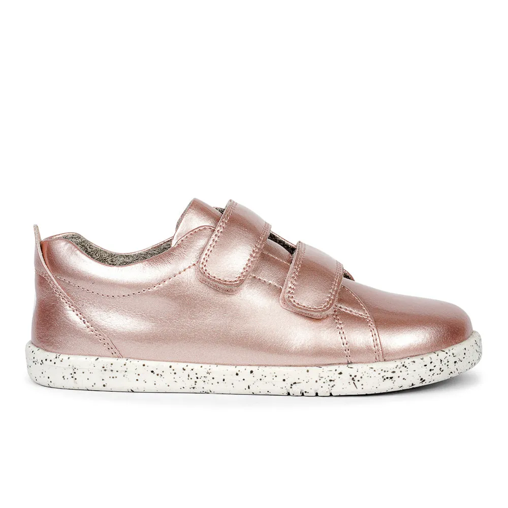 Bobux Grass Court Casual Shoe Waterproof Rose Gold I-Walk & Kid 