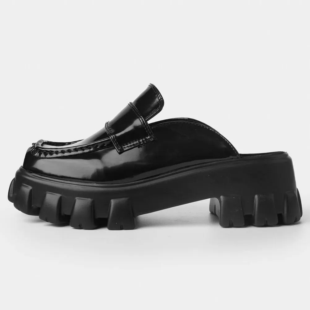 BUT U WomeChunky Loafer Mules Women's Clogs