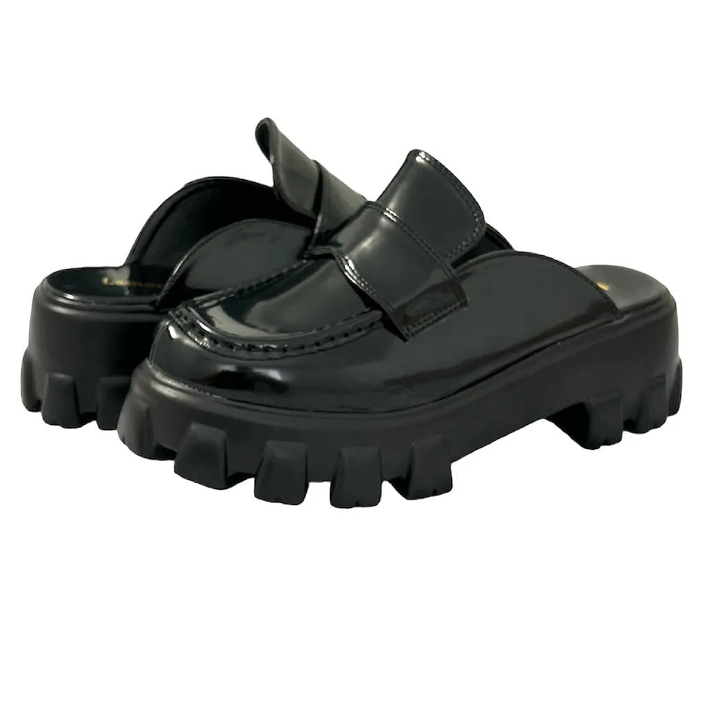 BUT U WomeChunky Loafer Mules Women's Clogs