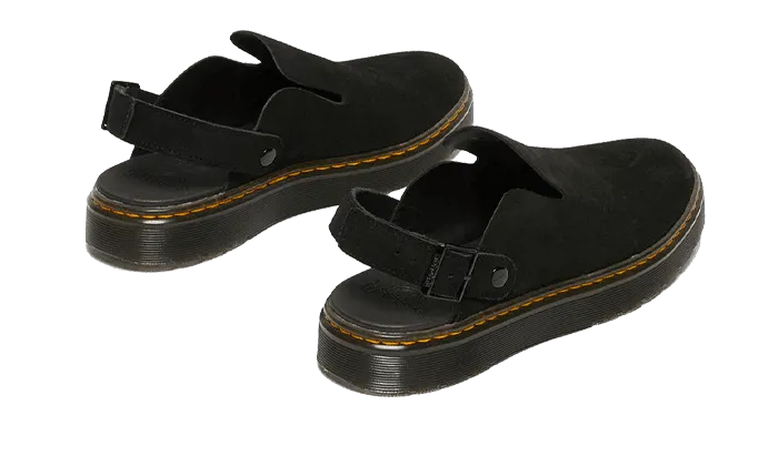 Carlson Black Suede