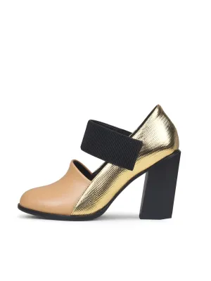Clarke Cross Strap Leather Mary Jane - Neutral
