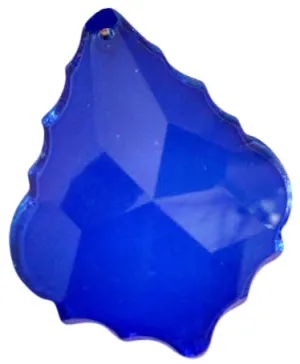 Cobalt Blue French Cut Chandelier Crystals Pack of 5
