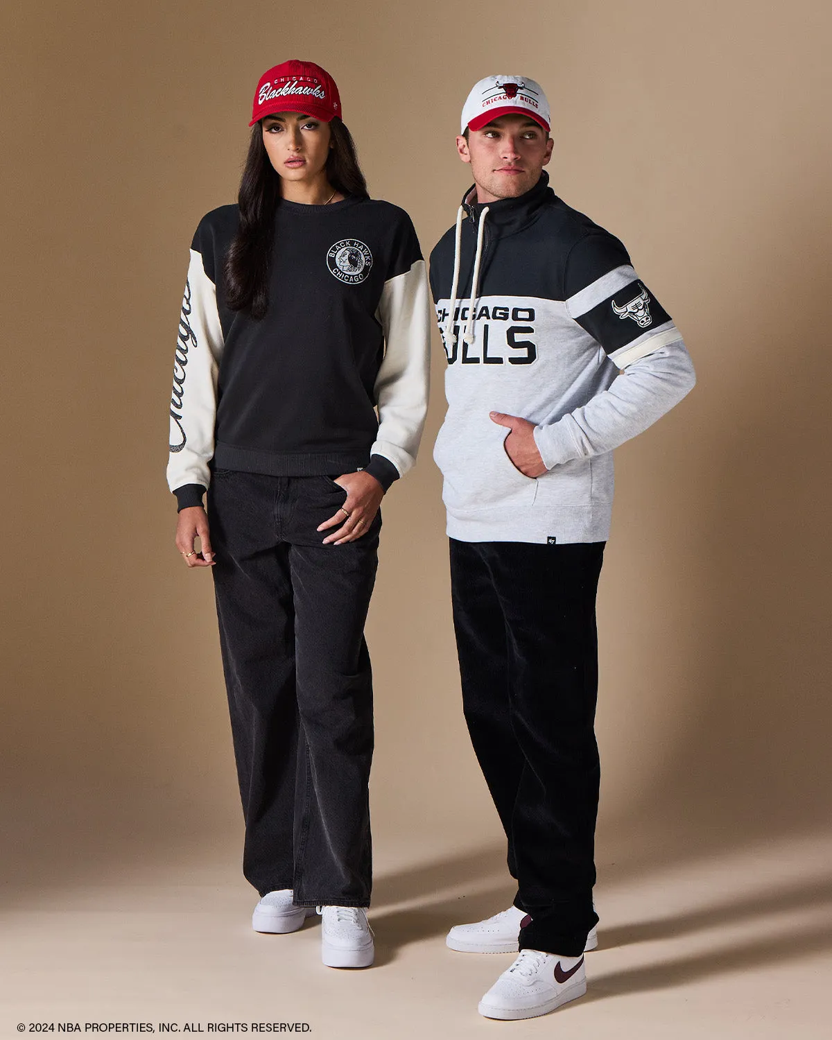 DENVER NUGGETS ARENA AMP '47 BAY RIDGE 1/4 ZIP