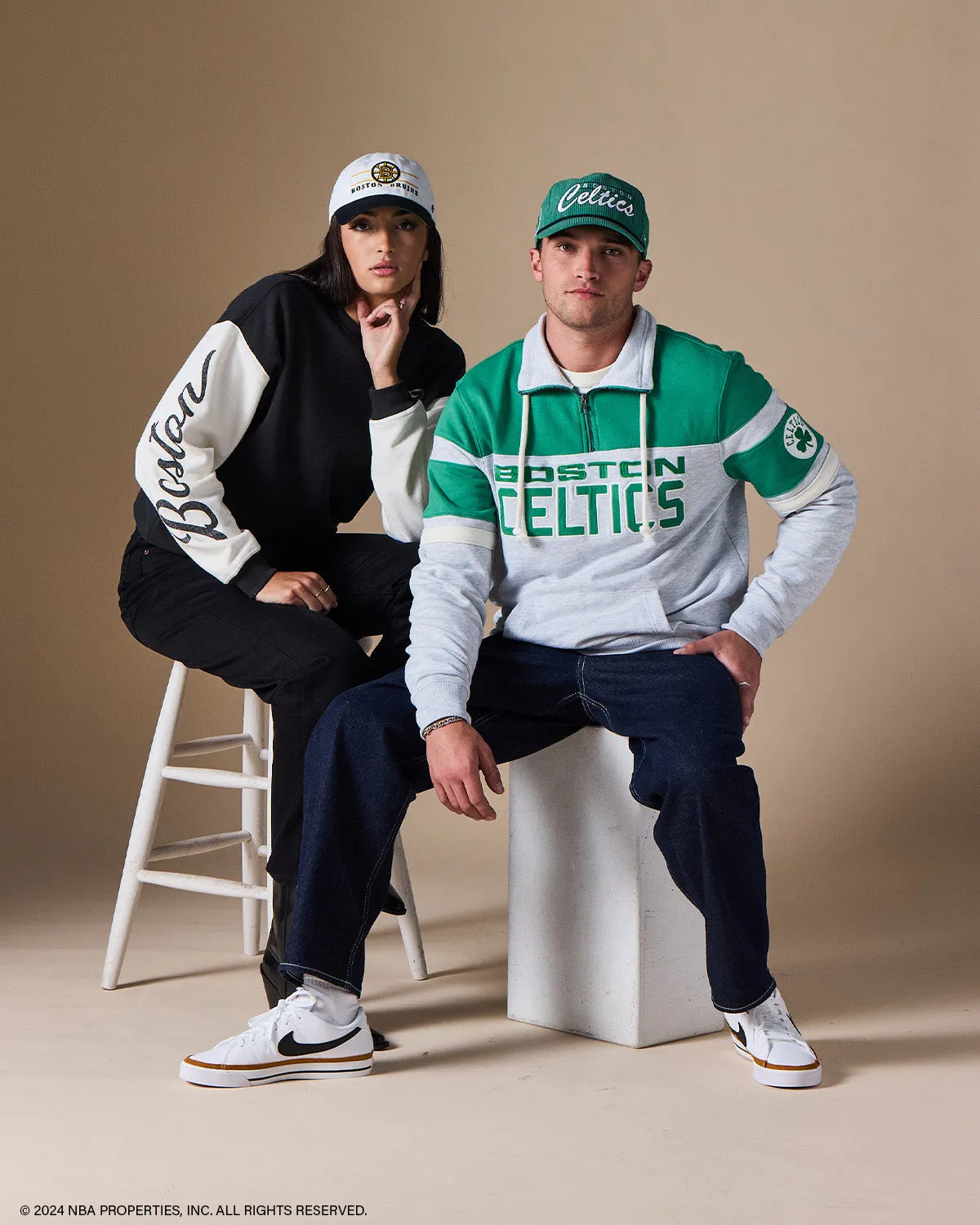 DENVER NUGGETS ARENA AMP '47 BAY RIDGE 1/4 ZIP