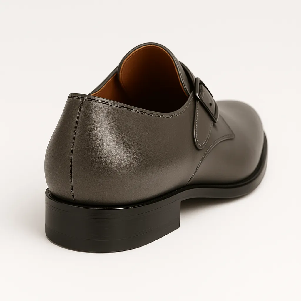 Domoir | Elegant Monkstrap Leather Shoes
