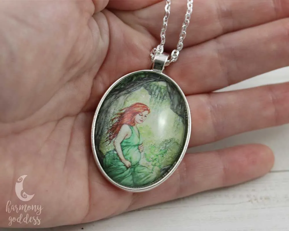 Earth Mother Goddess Necklace