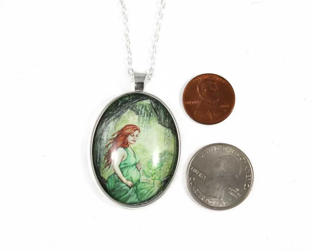 Earth Mother Goddess Necklace