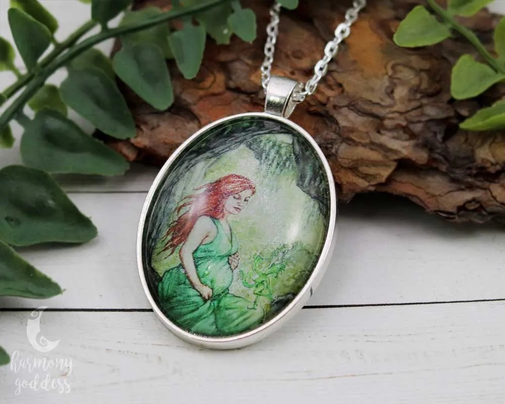 Earth Mother Goddess Necklace