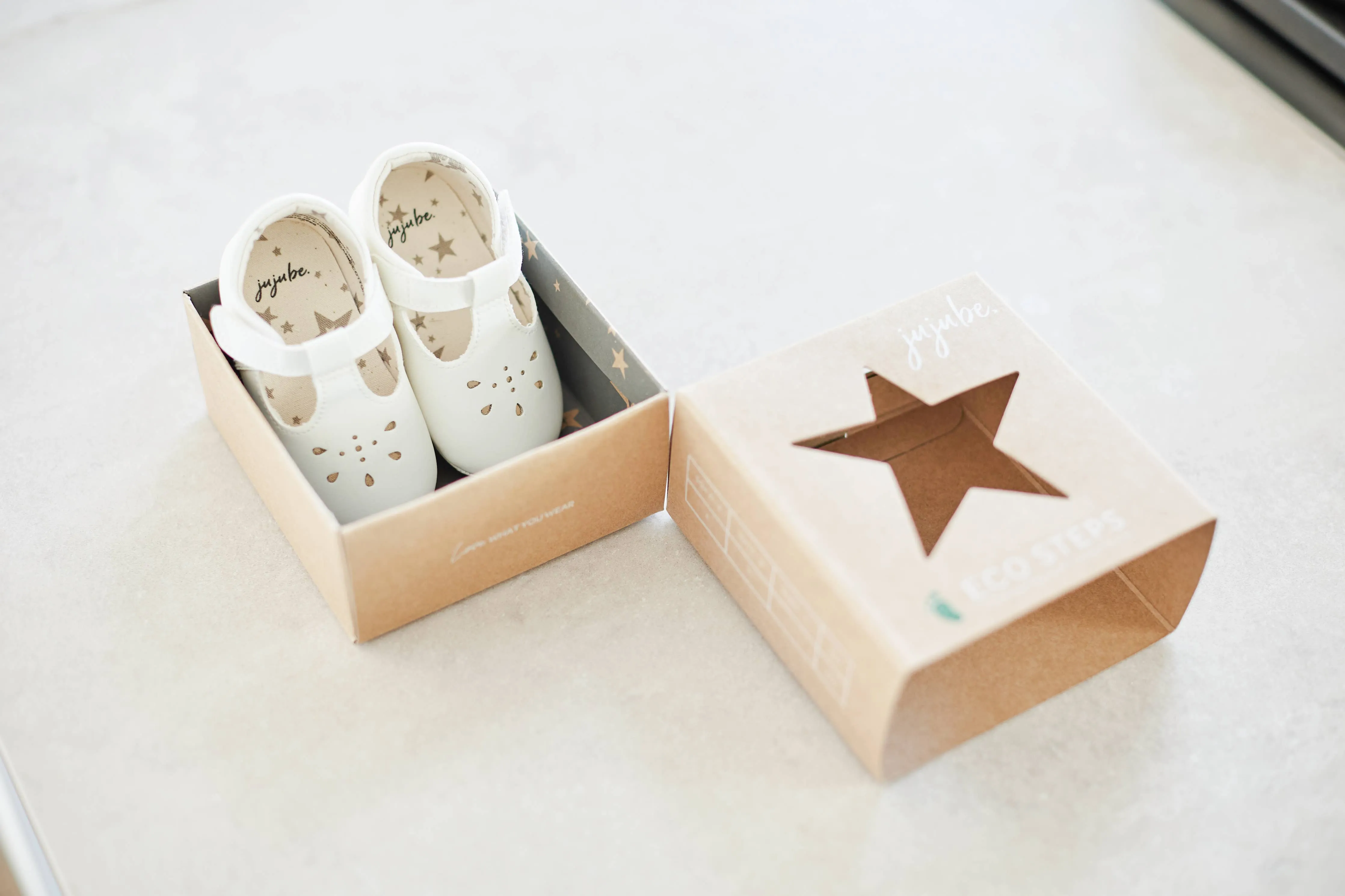 Eco Steps Mary Jane-Snowy White
