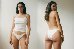 French 100 Brief in White