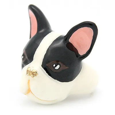French Bulldog Ring Black and White