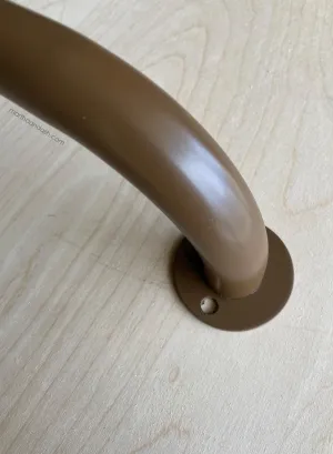 French Curved Iron Rod - Light Brown (Build Your Own)