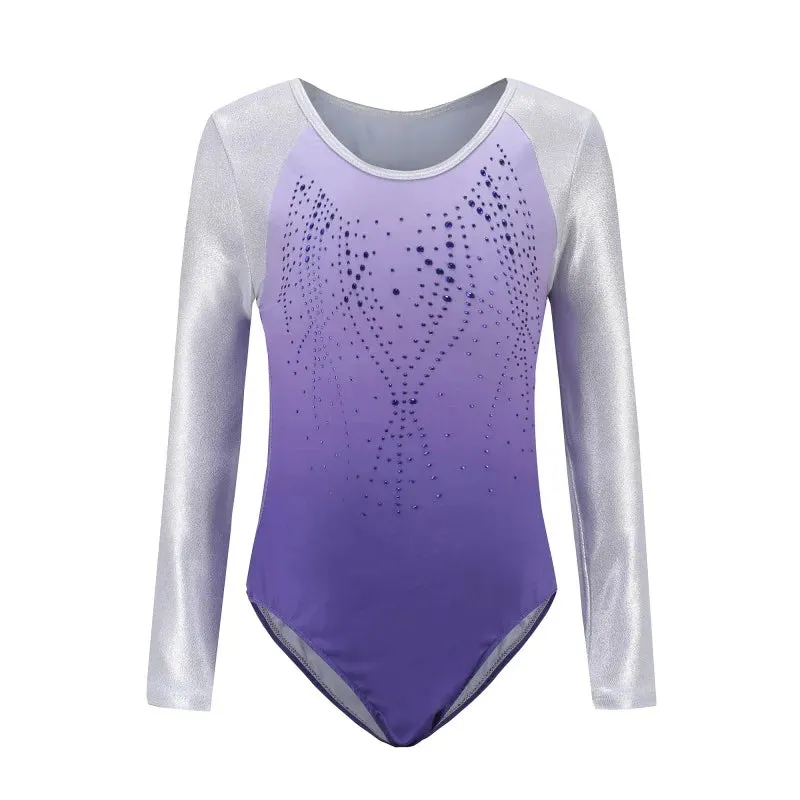 Girls' Diamante Long Sleeve Ballet