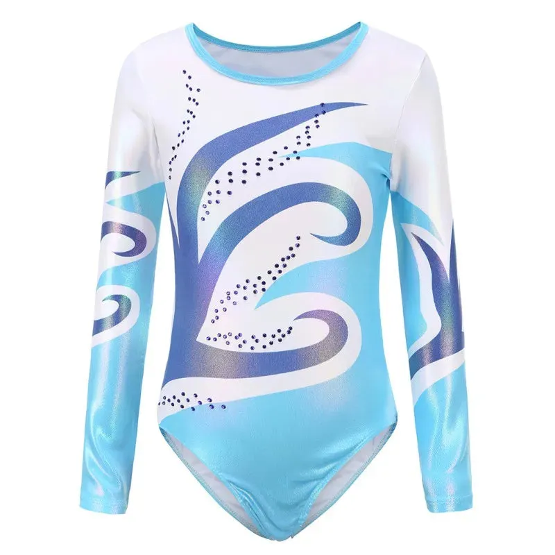Girls' Diamante Long Sleeve Ballet