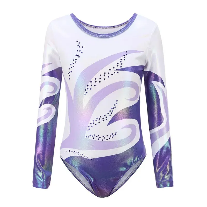 Girls' Diamante Long Sleeve Ballet