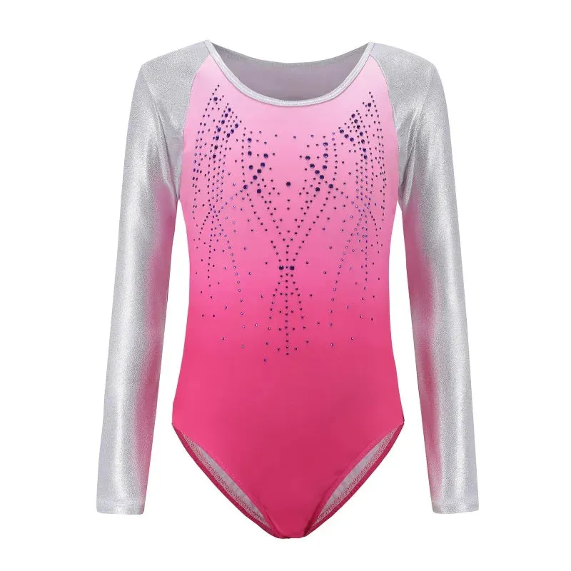 Girls' Diamante Long Sleeve Ballet
