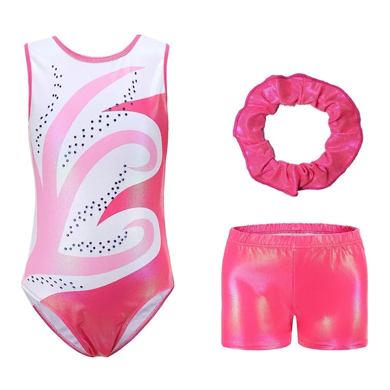 Girls' Diamante Long Sleeve Ballet