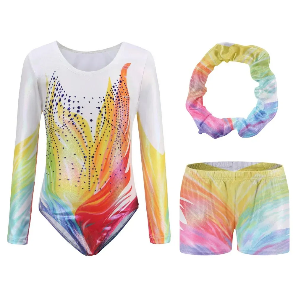 Girls' Diamante Long Sleeve Ballet