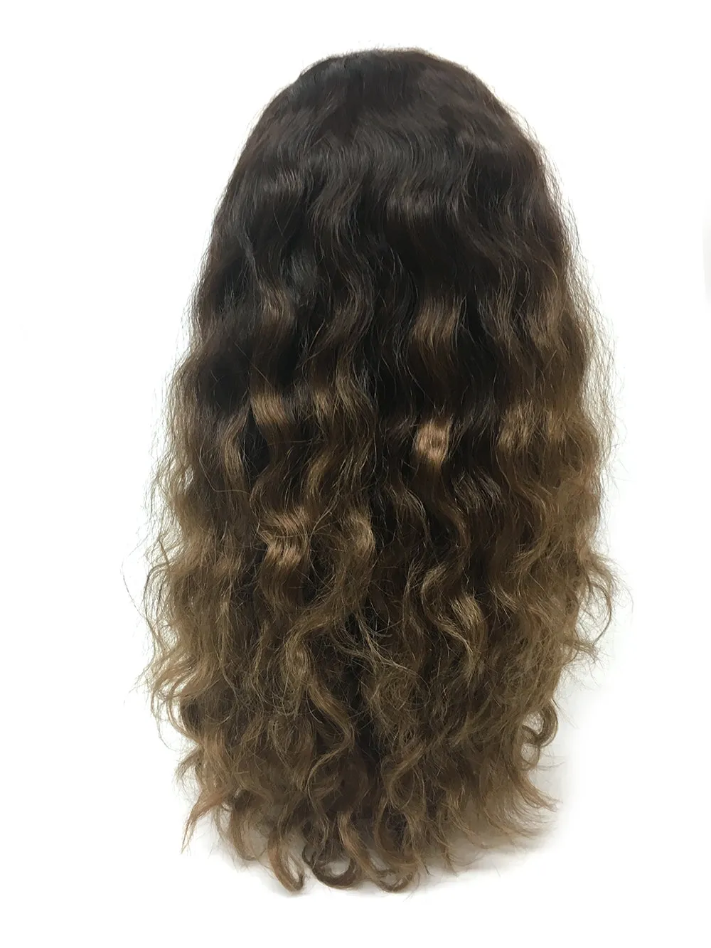 Half Wig 100% Human Hair in French Wave 14"