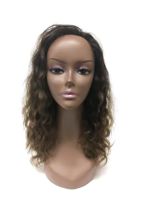 Half Wig 100% Human Hair in French Wave 14"