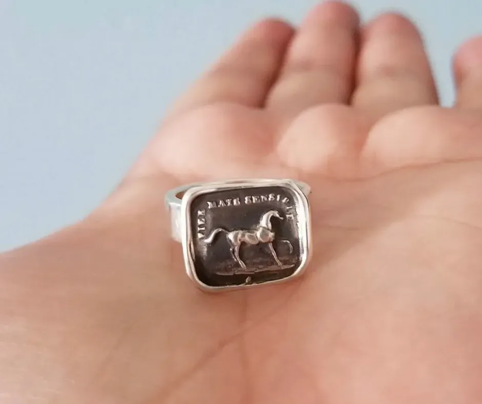 Horse Ring - High Spirited Yet Sensitive - Size 9