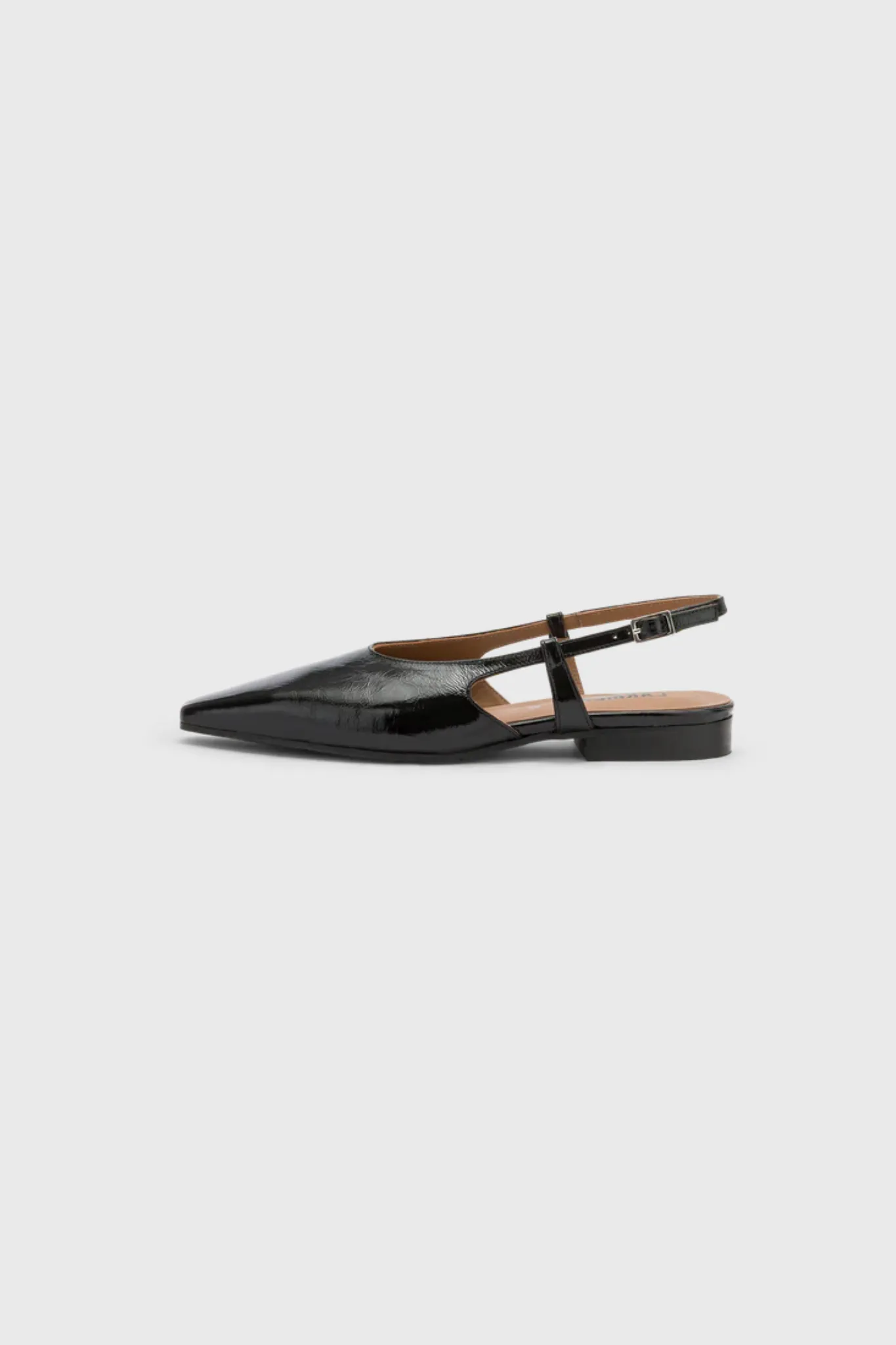 JANE PLAIN FLAT SHOES - NERO