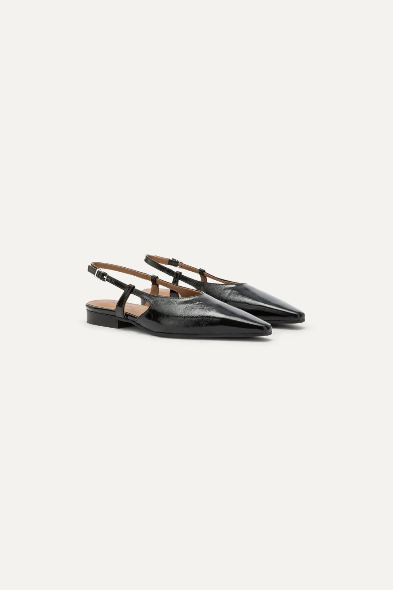 JANE PLAIN FLAT SHOES - NERO