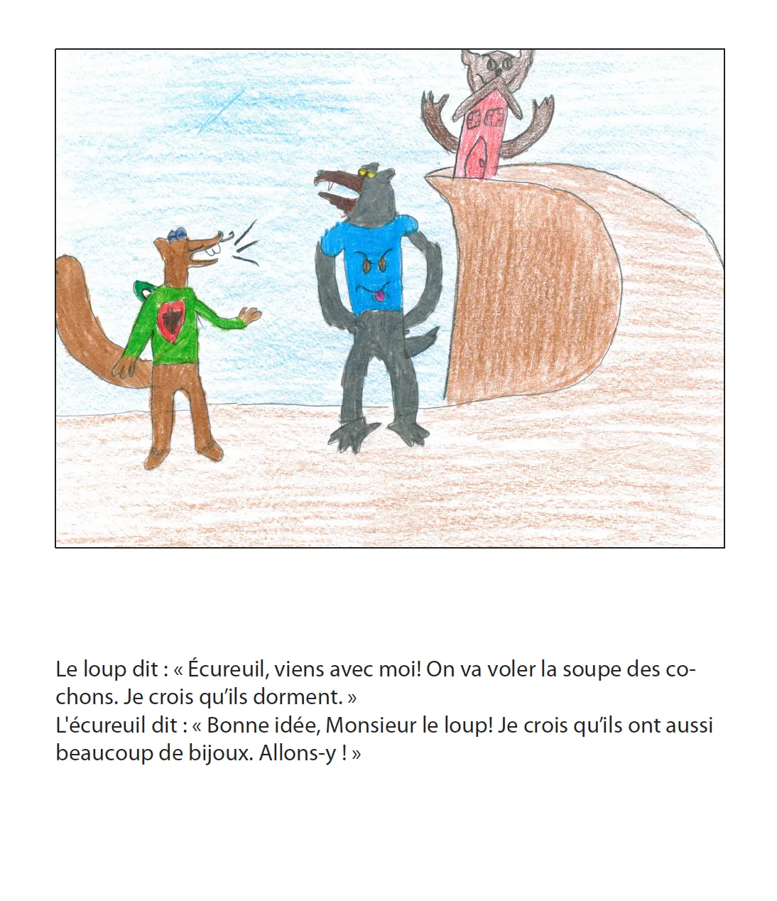 La vengeance du grand merchant loup - Reader (minimum of 6)