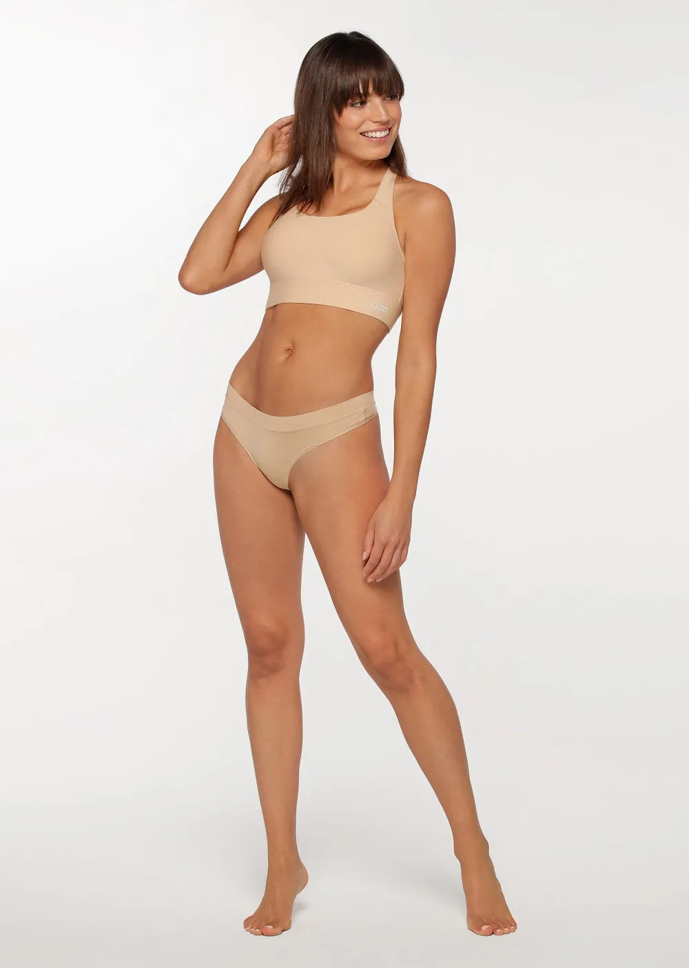 Lorna Jane Feel Naked G-String - Almond