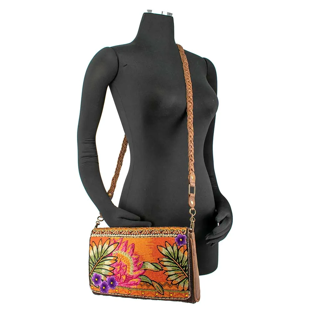MARY FRANCES Desert Flower Crossbody Handbag BAG NEW