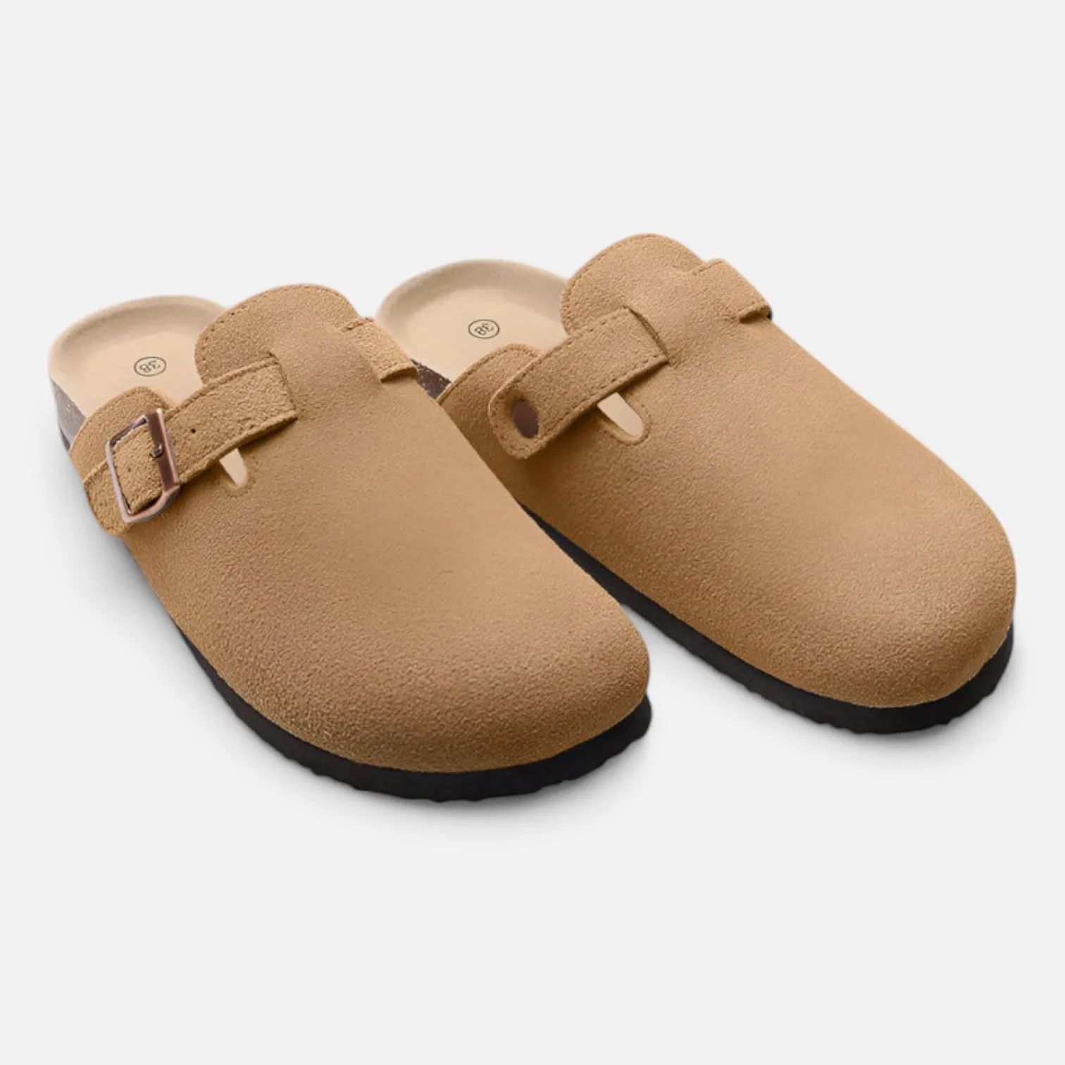 Monacogents | Women's Suede Cork Clogs