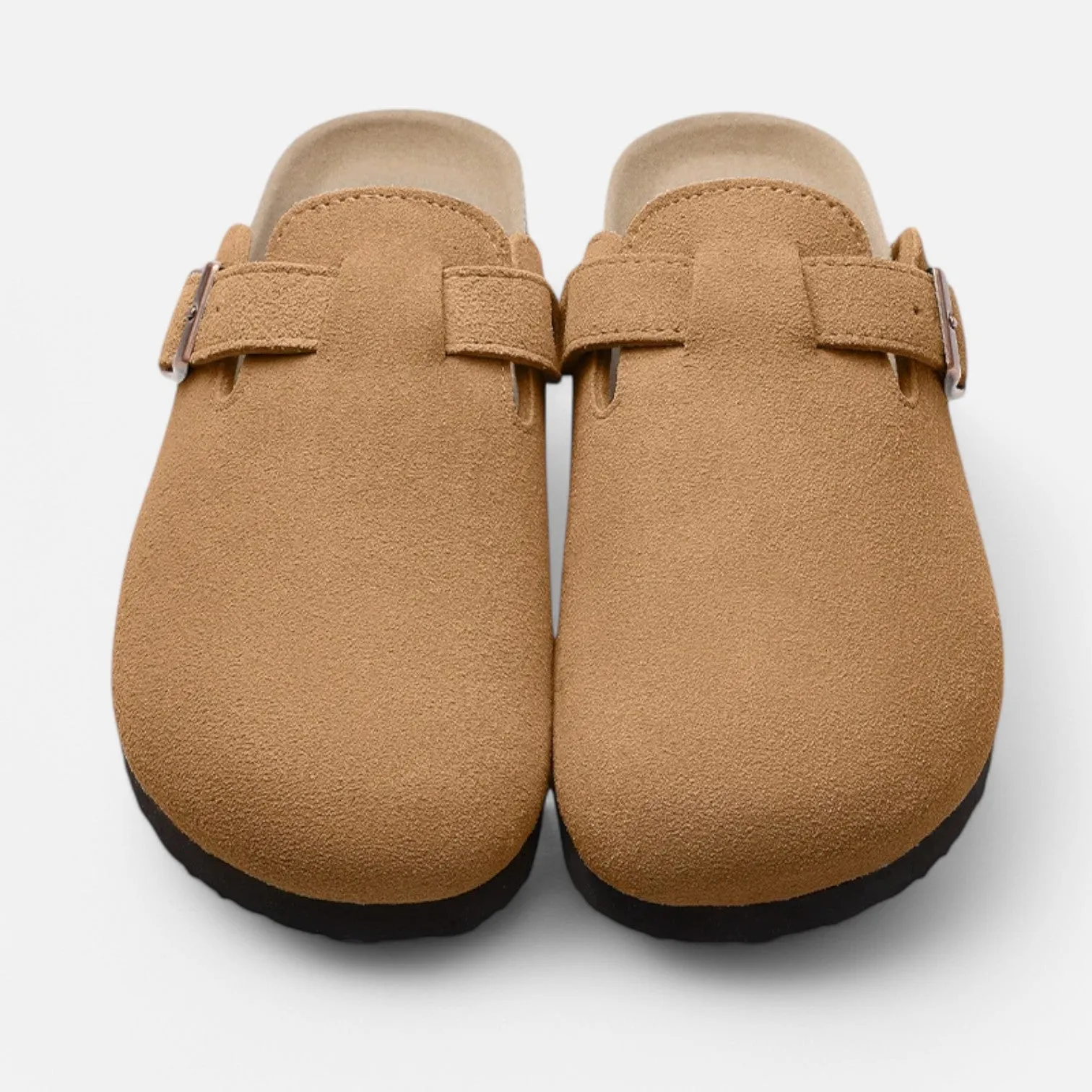 Monacogents | Women's Suede Cork Clogs