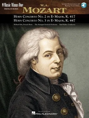 MOZART - HORN CONCERTOS NO 2 & 3 BK/CD