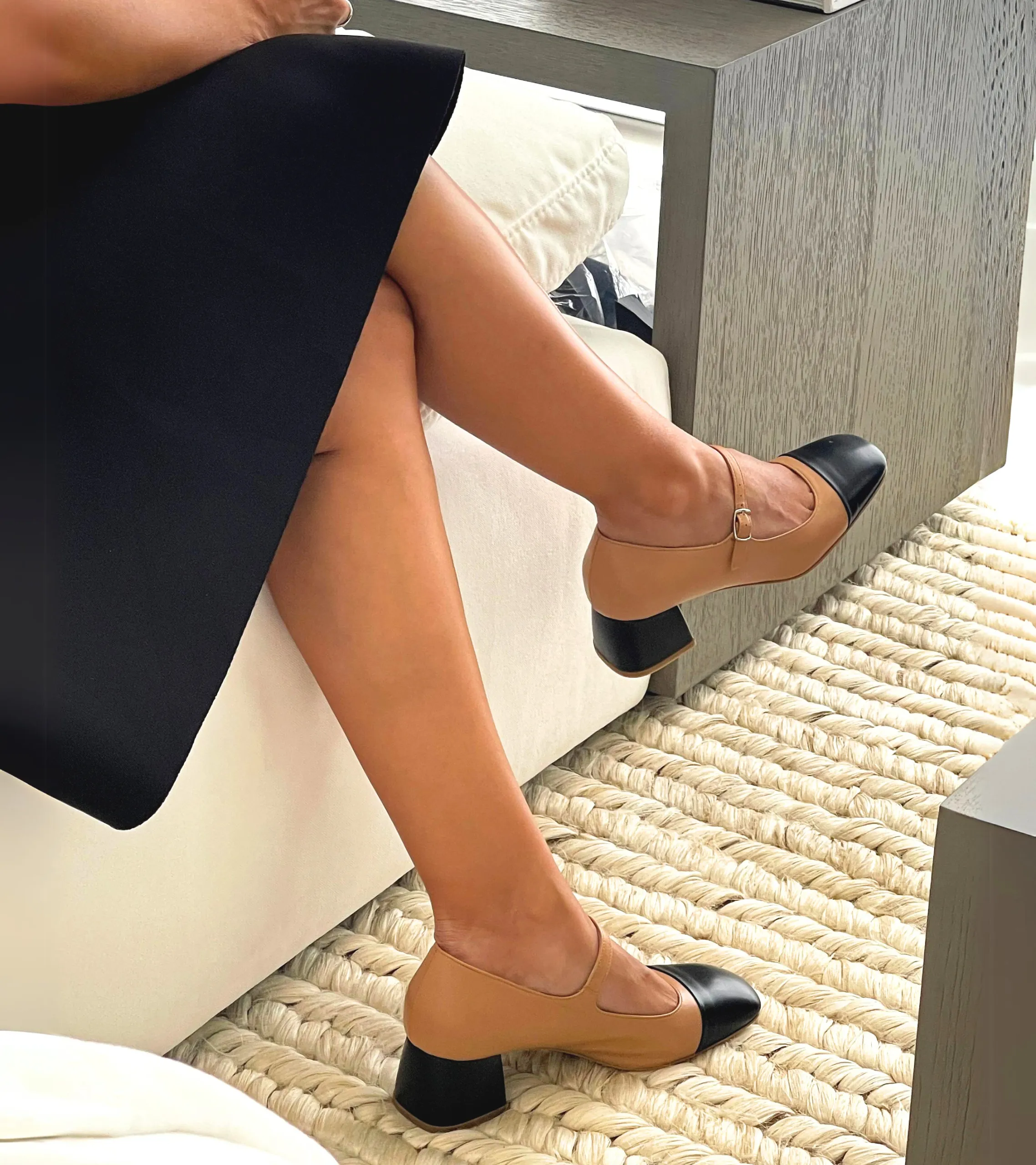 Nicoletta - Nappa Leather Block Heel