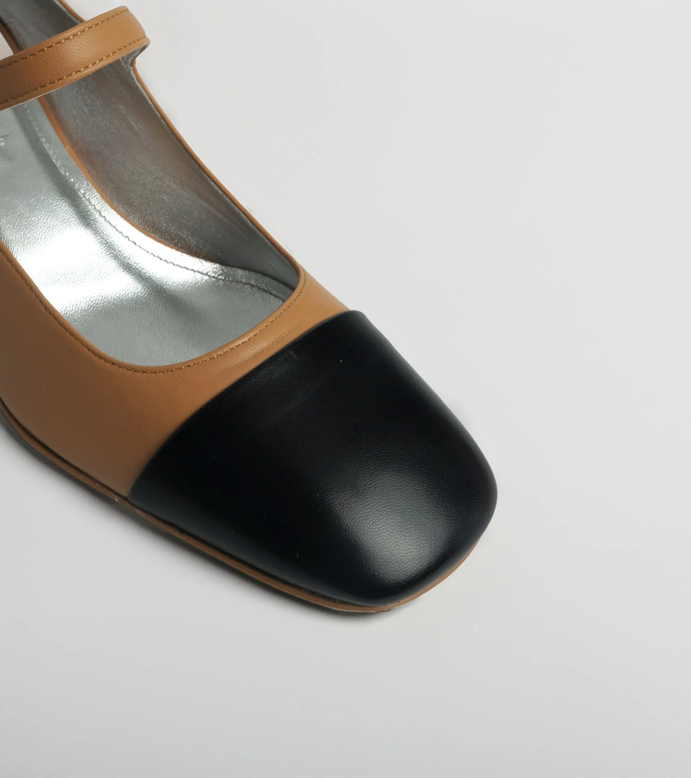 Nicoletta - Nappa Leather Block Heel