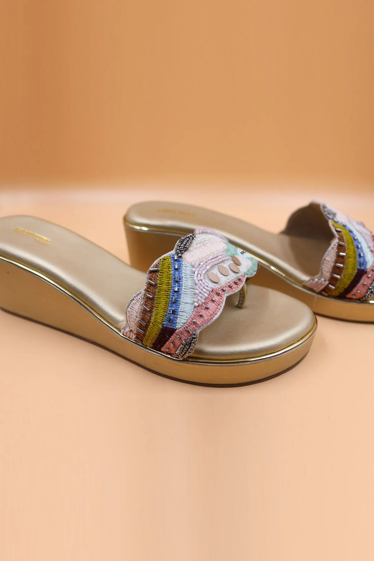 Pastel Anchor Thread Wedges