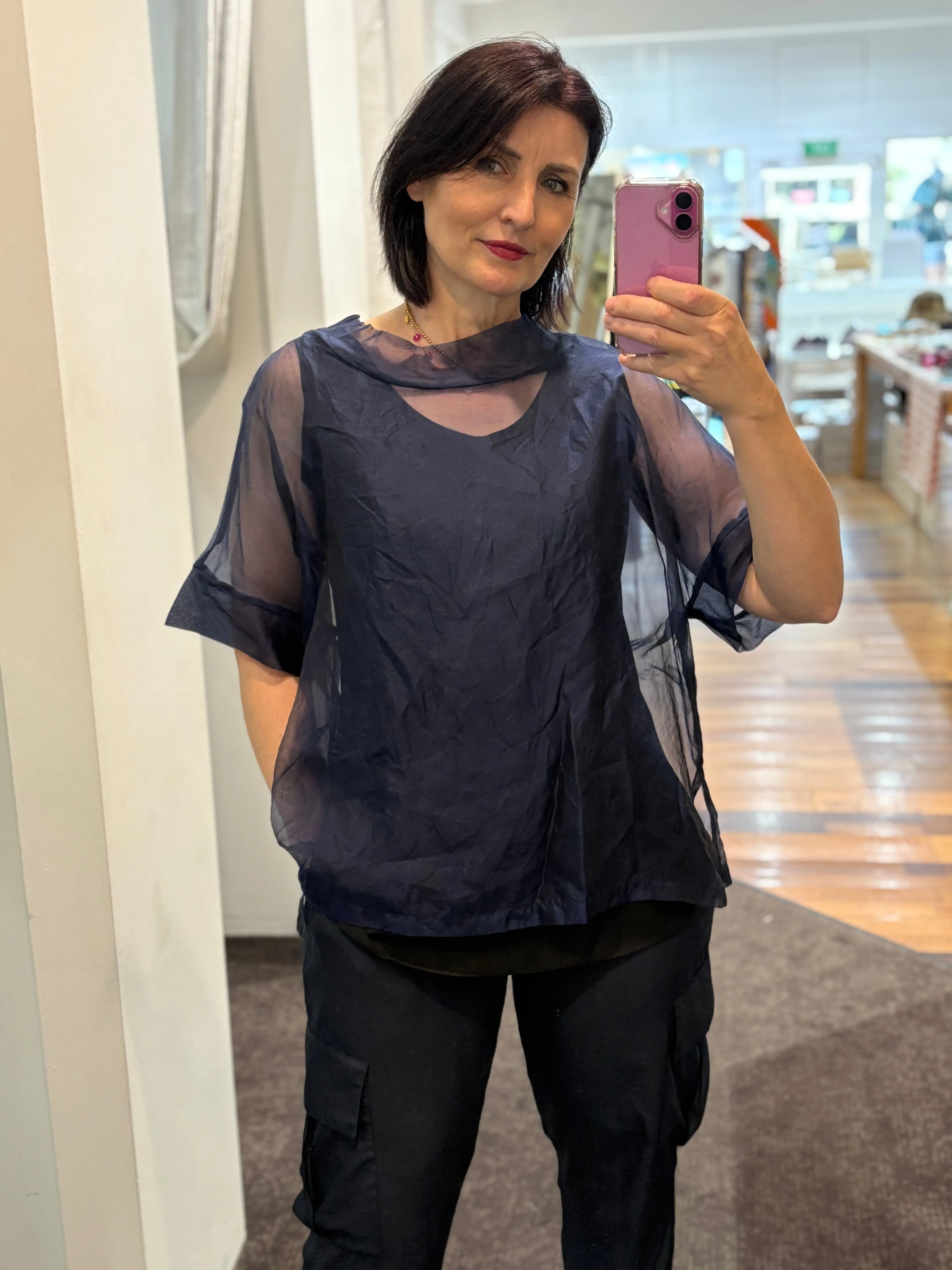 PLANET By Lauren G - ORGANZA TOKYO T - Mid Night