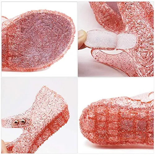 Princess Girls Sandals Jelly Shoes (Pink)