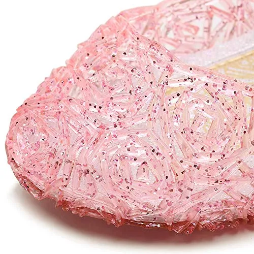 Princess Girls Sandals Jelly Shoes (Pink)