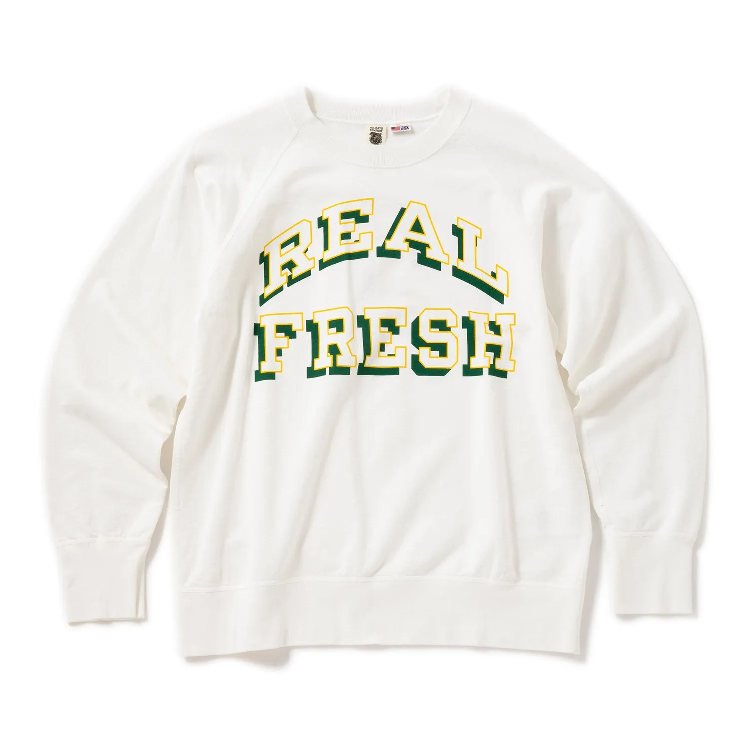 RIDING HIGH | ライディングハイ　7.5oz.USA FRENCH TERRY PRINT RAGLAN