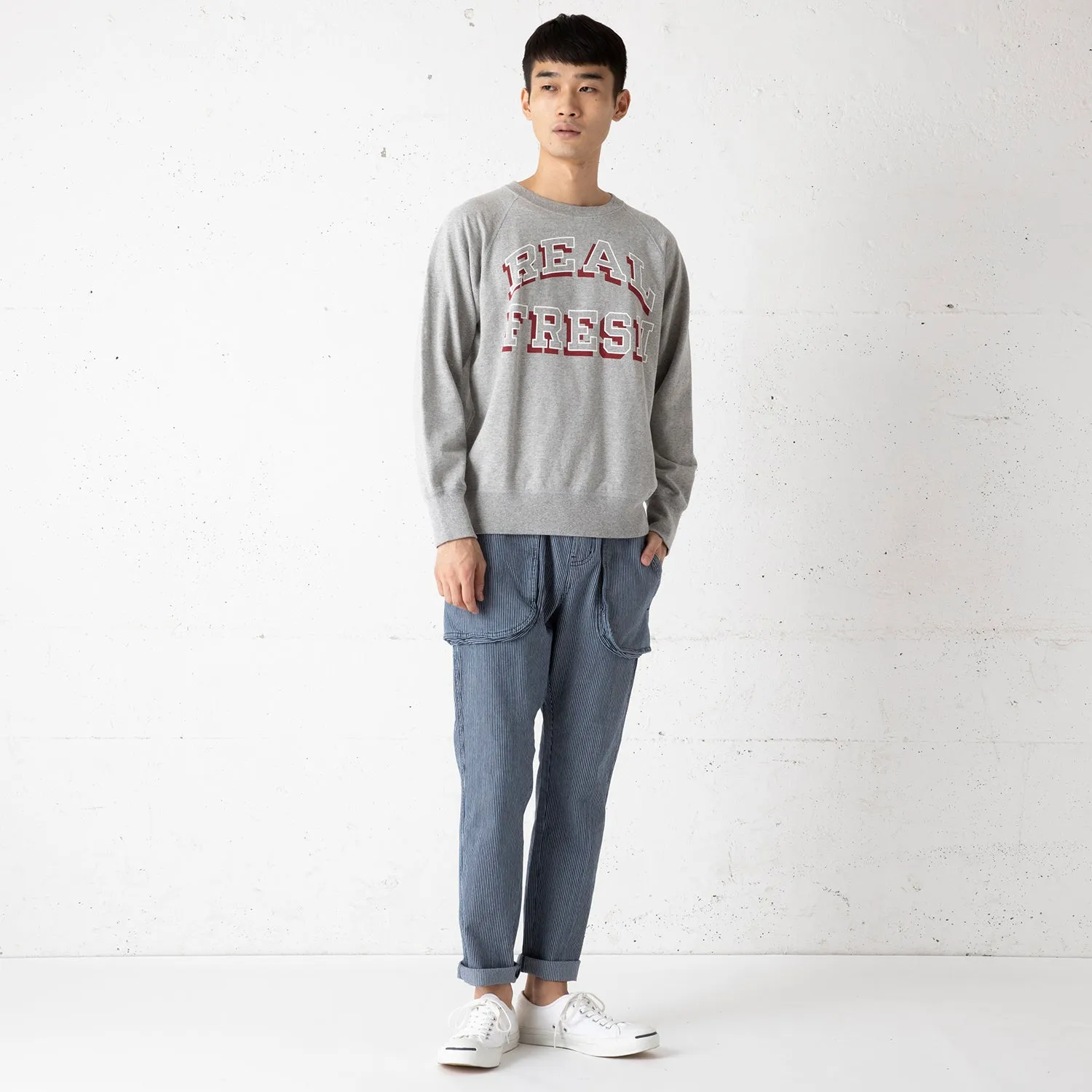 RIDING HIGH | ライディングハイ　7.5oz.USA FRENCH TERRY PRINT RAGLAN