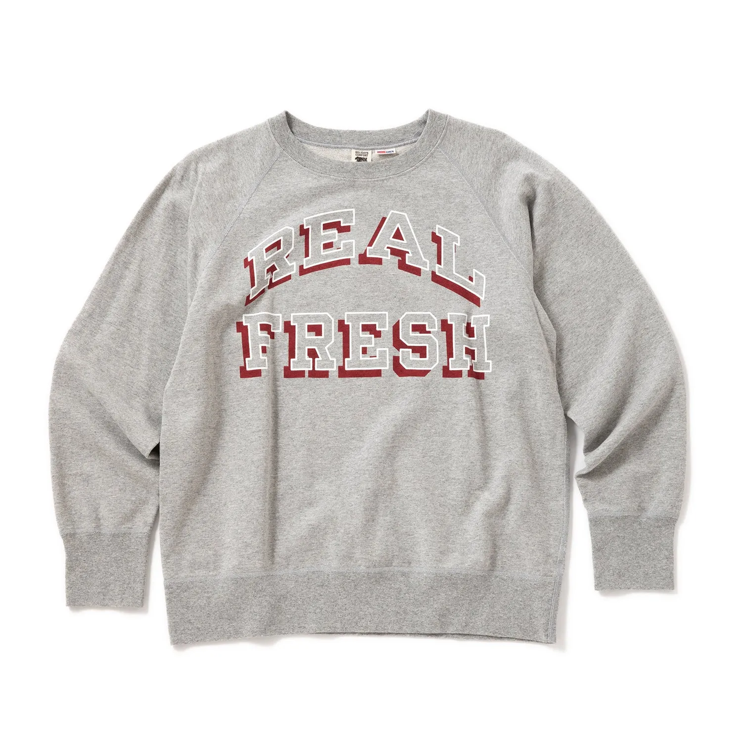 RIDING HIGH | ライディングハイ　7.5oz.USA FRENCH TERRY PRINT RAGLAN
