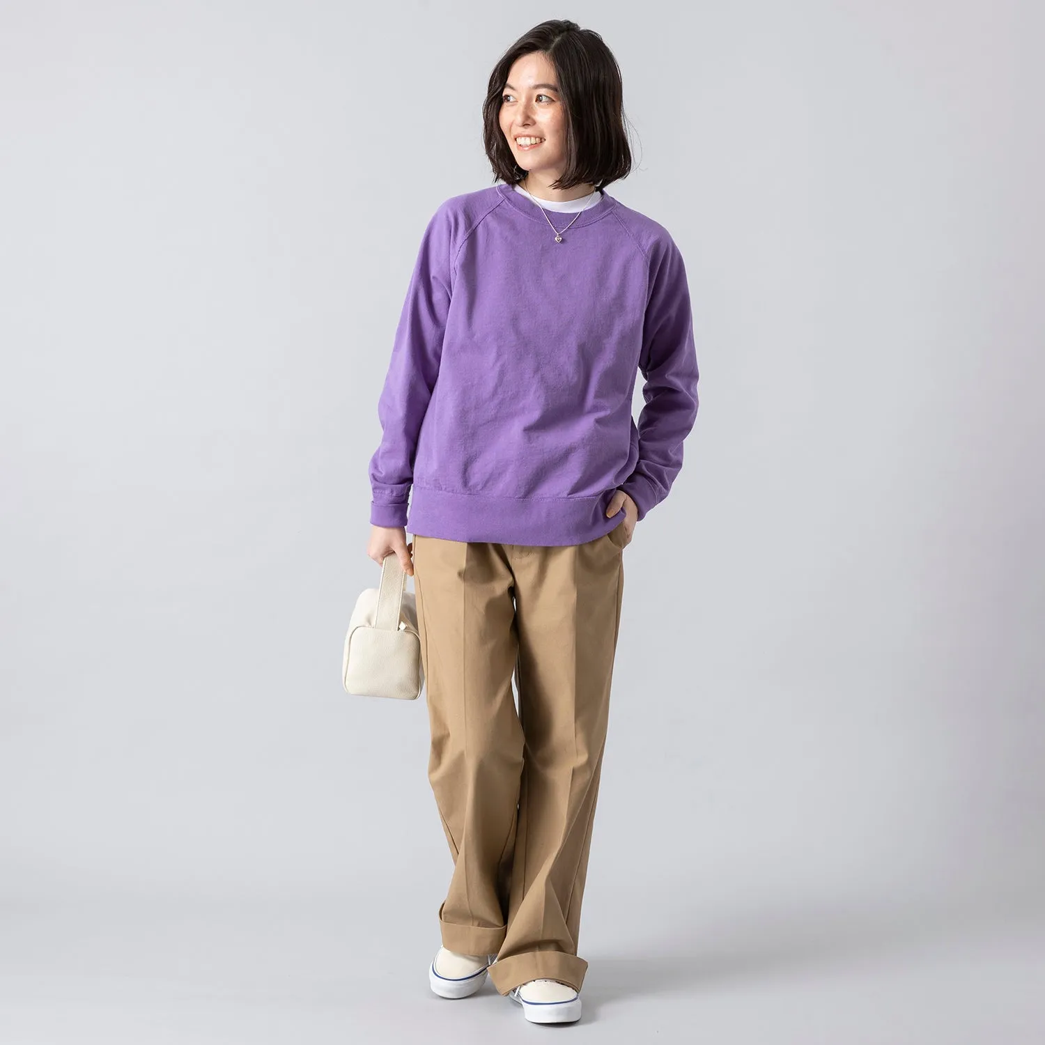 RIDING HIGH | ライディングハイ　7.5oz.USA FRENCH TERRY RAGLAN SWEAT
